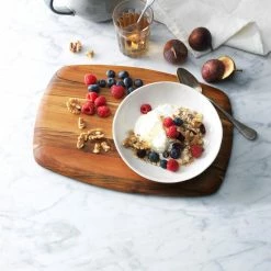 TeakHaus Edge Grain Cutting Board W/Rounded Edge (Medium) | 14" X 9.5" X 0.55" 12 TeakHaus Edge Grain Cutting Board W/Rounded Edge (Medium) | 14" X 9.5" X 0.55" -Knife Sets Shop 02.6 elegant 203