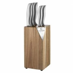 Viners 5-Piece Knife Block Set | Acacia
