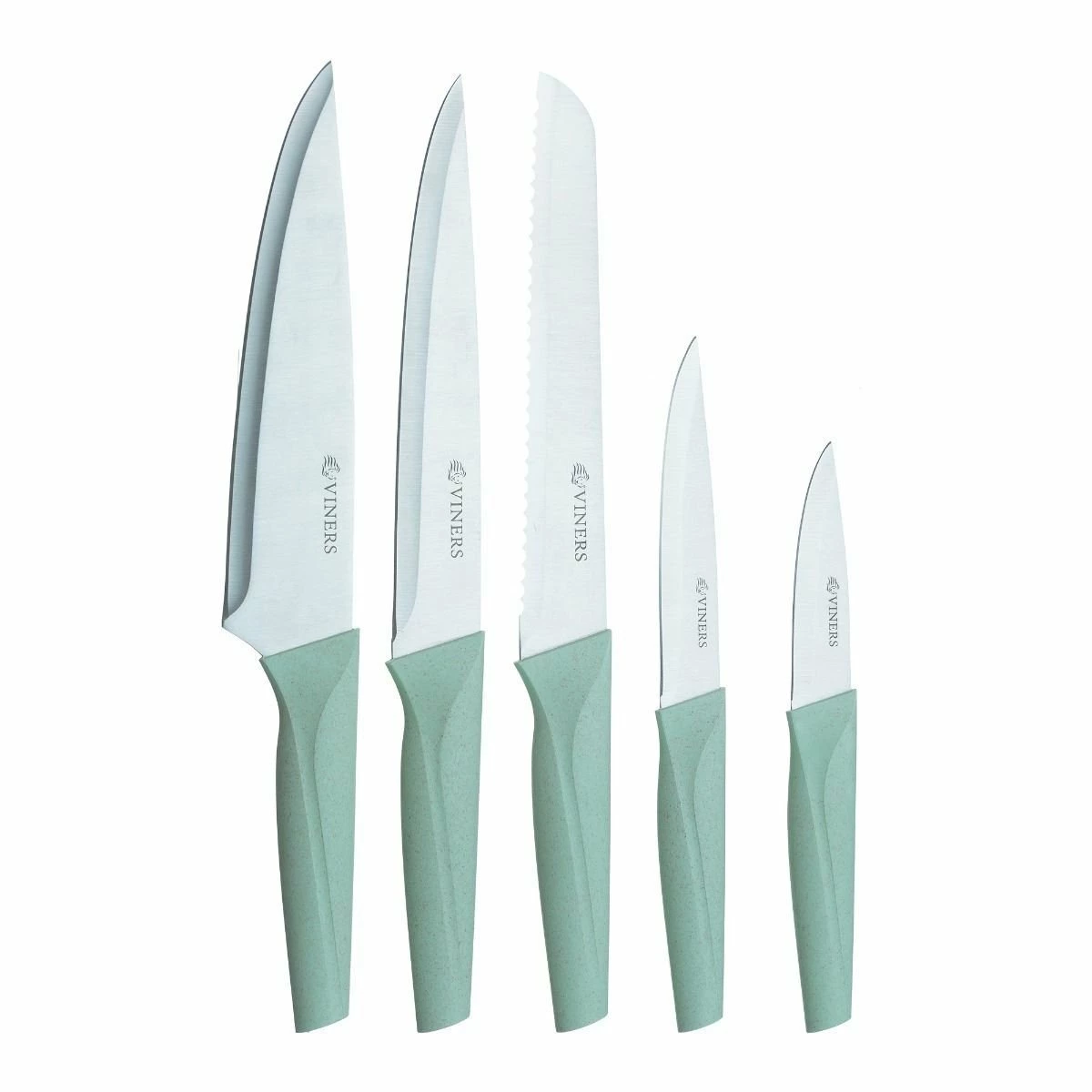 Viners Organic Green Knife Block Set | 6-Piece 4 Viners Organic Green Knife Block Set | 6-Piece - Image 2