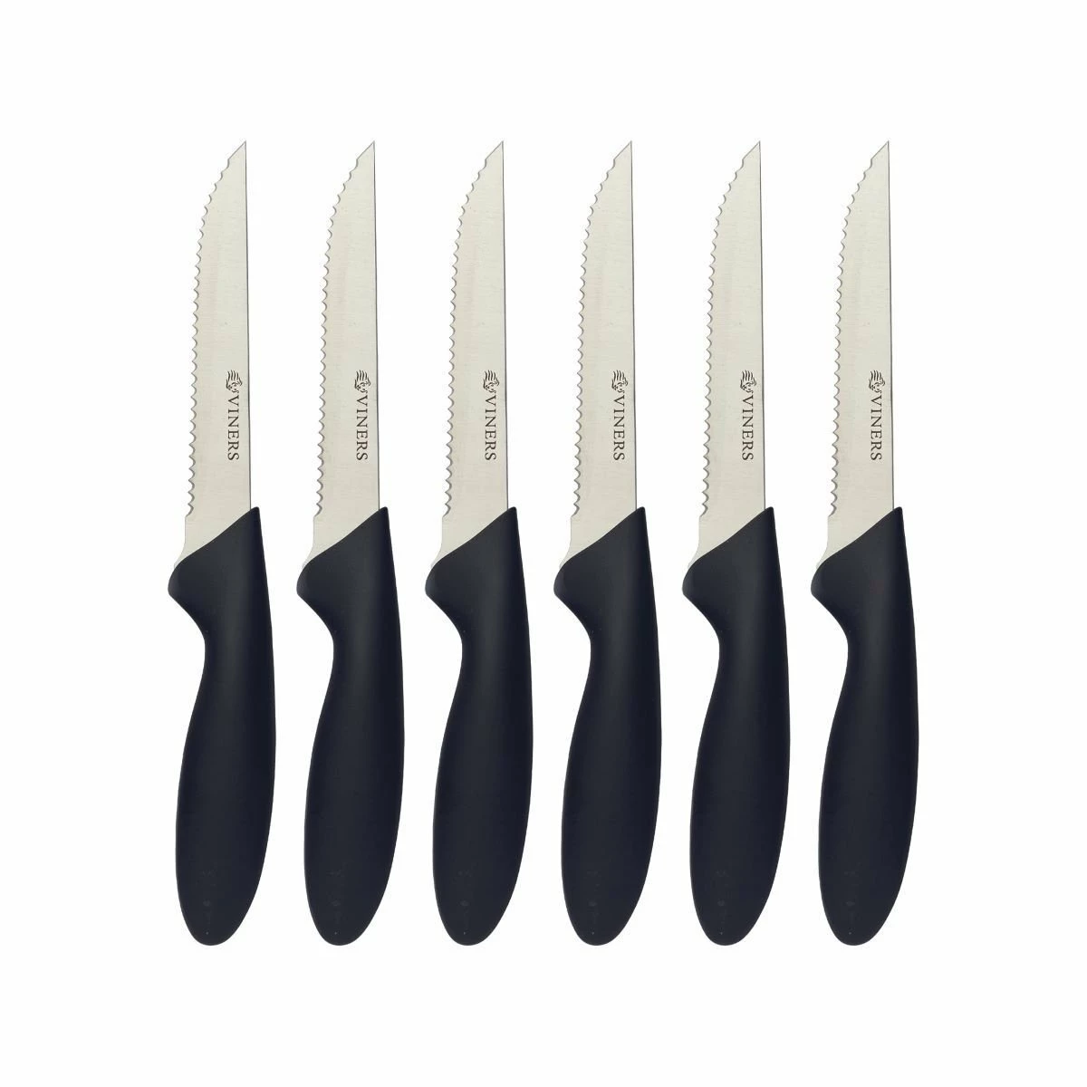 Viners Vivid Steak Knife Set | 6-Piece 3 Viners Vivid Steak Knife Set | 6-Piece