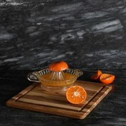 TeakHaus Edge Grain Cutting/Serving Board + Juice Canal (Square) | 11.75" X 11.75" X 0.5" -Knife Sets Shop 04.4 essential 407