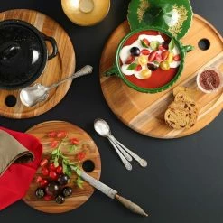 TeakHaus Lunar Boards (Set Of 3) | 15.25" X 1.75" -Knife Sets Shop 09.10 specialty 908