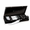 Wusthof Cutlery Wusthof Classic IKON 4-Piece Steak Knife Set With Wood Box -Knife Sets Shop 1060360401 clik 4pc steak set