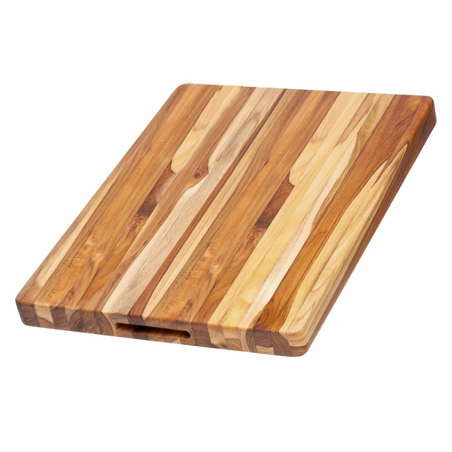 TeakHaus Edge Grain Carving Board W/Hand Grip (Rectangle) | 20" X 15" X 1.5" 3 TeakHaus Edge Grain Carving Board W/Hand Grip (Rectangle) | 20" X 15" X 1.5"