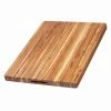 TeakHaus Edge Grain Carving Board W/Hand Grip (Rectangle) | 24" X 18" X 1.5" -Knife Sets Shop 107 traditional 1