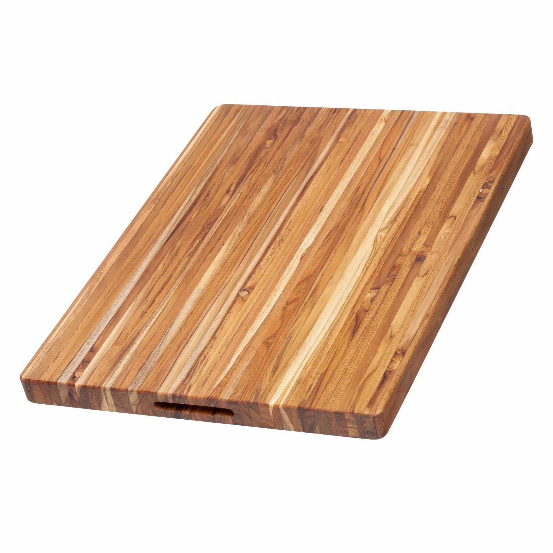 TeakHaus Edge Grain Carving Board W/Hand Grip (Rectangle) | 24" X 18" X 1.5" 3 TeakHaus Edge Grain Carving Board W/Hand Grip (Rectangle) | 24" X 18" X 1.5"