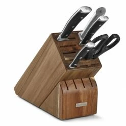 Wusthof Cutlery Wusthof Classic IKON 6-Piece Starter Knife Block Set | Acacia