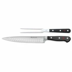 Wusthof Cutlery Wusthof Classic 2-Piece Carving Set | Hollow Edge
