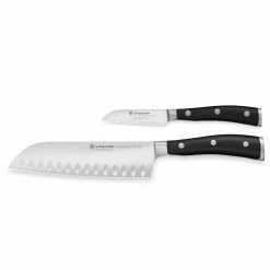 Wusthof Cutlery Wusthof Classic IKON 2-Piece Asian Knife Set | Santoku & Paring