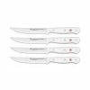 Wusthof Cutlery Wusthof Gourmet 4-Piece Steak Knife Set | White Handles -Knife Sets Shop 1125460401 d675d9b6 ed07 4775 954f 71f07a30c99c