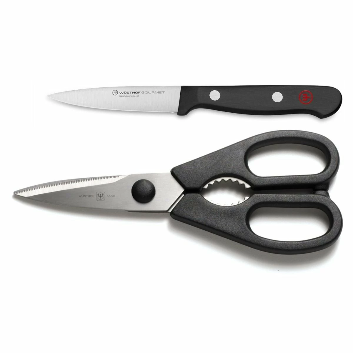 Wusthof Cutlery Wusthof Gourmet 2-Piece Shear & Paring Knife Set 3 Wusthof Cutlery Wusthof Gourmet 2-Piece Shear & Paring Knife Set