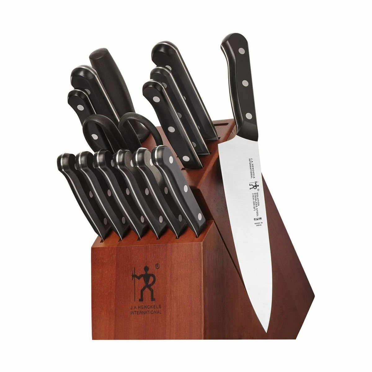 J.A. Henckels International Solution Knife Block Set | 15-Piece 3 J.A. Henckels International Solution Knife Block Set | 15-Piece