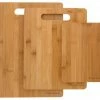 Totally Bamboo All-Natural Bamboo 3-Piece Cutting Board Set -Knife Sets Shop 20 7920 totally bamboo board 3 piece set