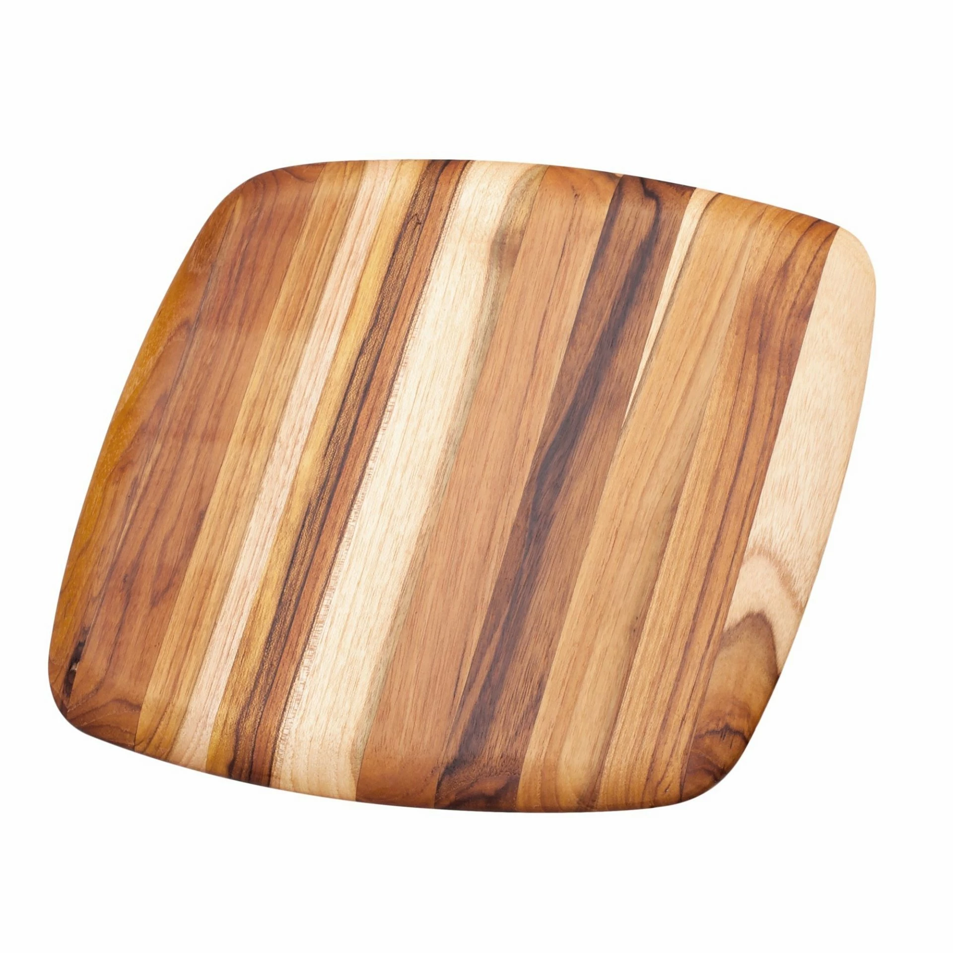 TeakHaus Square Edge Grain Cutting Board W/Rounded Edge (Large) | 16" X 16" X 0.55" 3 TeakHaus Square Edge Grain Cutting Board W/Rounded Edge (Large) | 16" X 16" X 0.55"