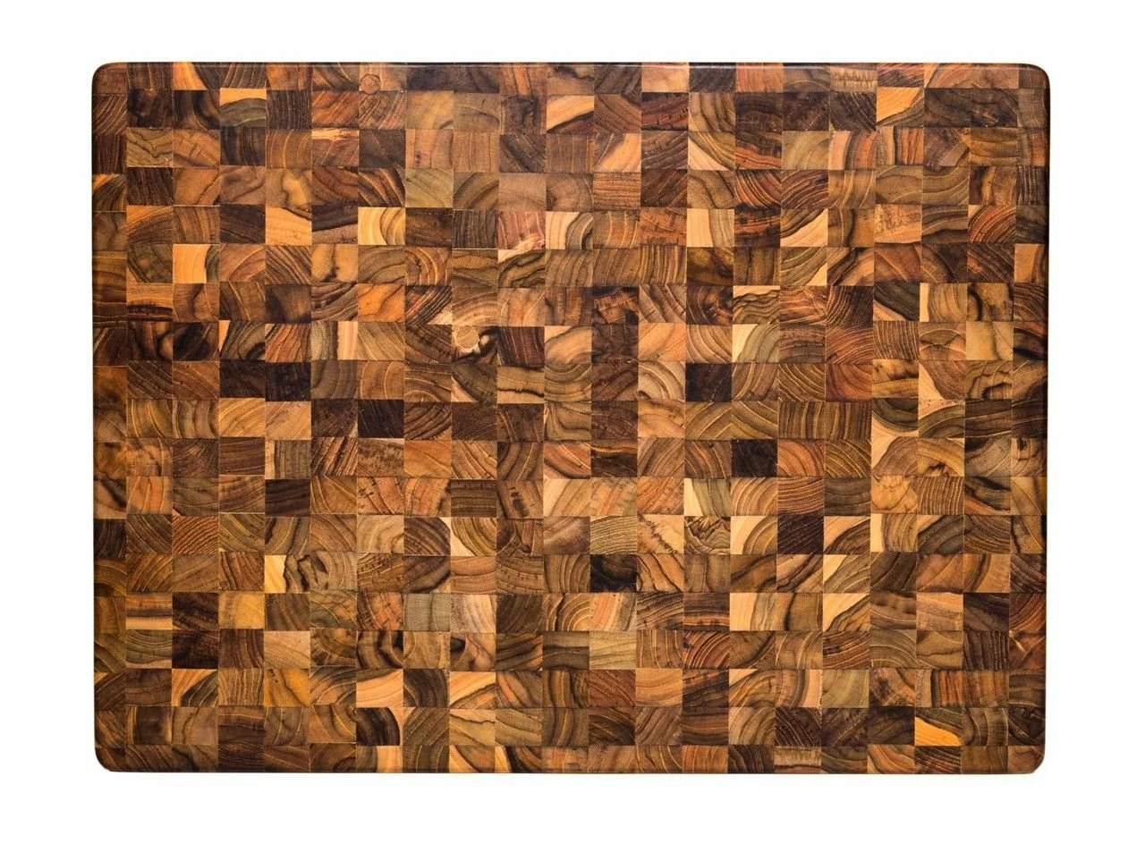 TeakHaus End Grain Carving Board W/Hand Grip (Rectangle) | 20" X 15" X 1.5" 4 TeakHaus End Grain Carving Board W/Hand Grip (Rectangle) | 20" X 15" X 1.5" - Image 2