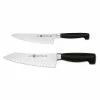 Zwilling J.A. Henckels Four Star "Rock & Chop" 2pc Knife Set -Knife Sets Shop 35177 002 new