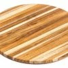 TeakHaus Edge Grain Cutting/Serving Board (Round) | 13" X 0.5"