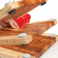 Dreamfarm Chobs Non-Slip Chopping Board Feet| Black / White -Knife Sets Shop 4 1 1