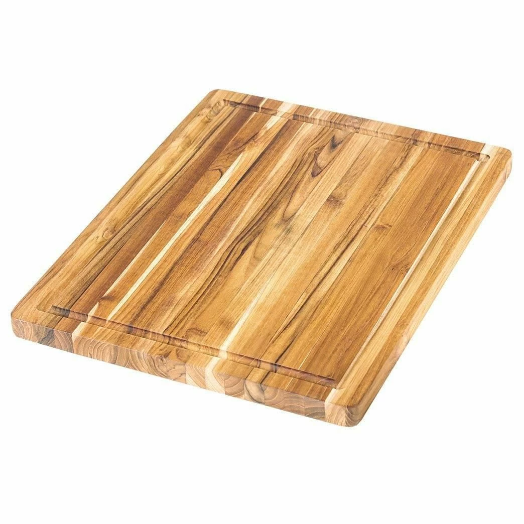 TeakHaus Edge Grain Essential Cutting Boards (Set Of 2) | 18" X 14" & 14" X 10" 4 TeakHaus Edge Grain Essential Cutting Boards (Set Of 2) | 18" X 14" & 14" X 10" - Image 2