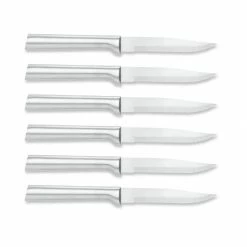 Rada Cutlery 6-Piece Serrated Steak Knife Set | Silver