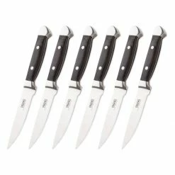 Viking 6-Piece Steak Knife Set With Box | Black -Knife Sets Shop 613y1vlxbfl. ac sl1500