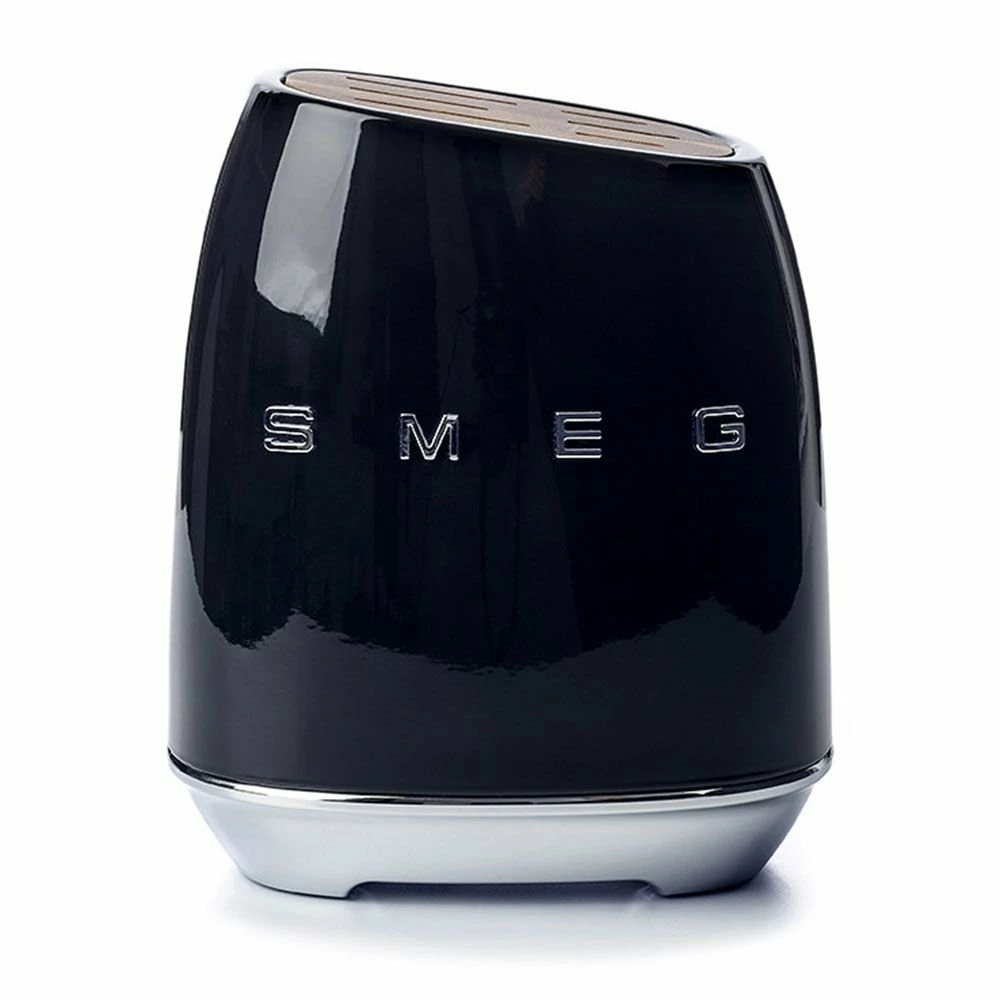 SMEG 7-Piece Knife Block Set | Black 4 SMEG 7-Piece Knife Block Set | Black - Image 2