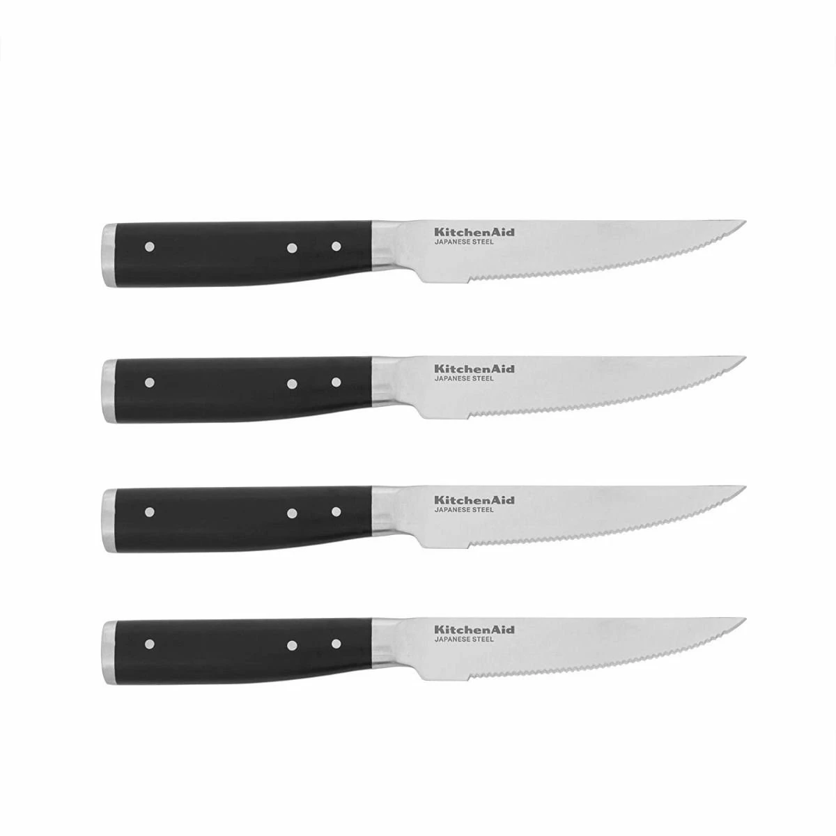 KitchenAid Non-Electrics KitchenAid Gourmet Forged 4-Piece 4.5" Steak Knife Set | Serrated 3 KitchenAid Non-Electrics KitchenAid Gourmet Forged 4-Piece 4.5" Steak Knife Set | Serrated