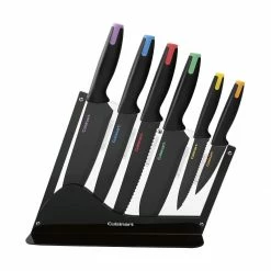 Cuisinart Nonstick Edge Collection | 7-Piece Ceramic Coated Knife With Acrylic Stand