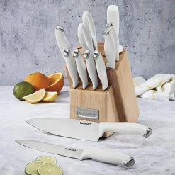 Cuisinart Classic ColorPro Collection 12-Piece Knife Block Set | White -Knife Sets Shop 71muww ef7l. ac sl1000