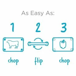 Dreamfarm Chobs Non-Slip Chopping Board Feet| Black / White -Knife Sets Shop 7 1 1