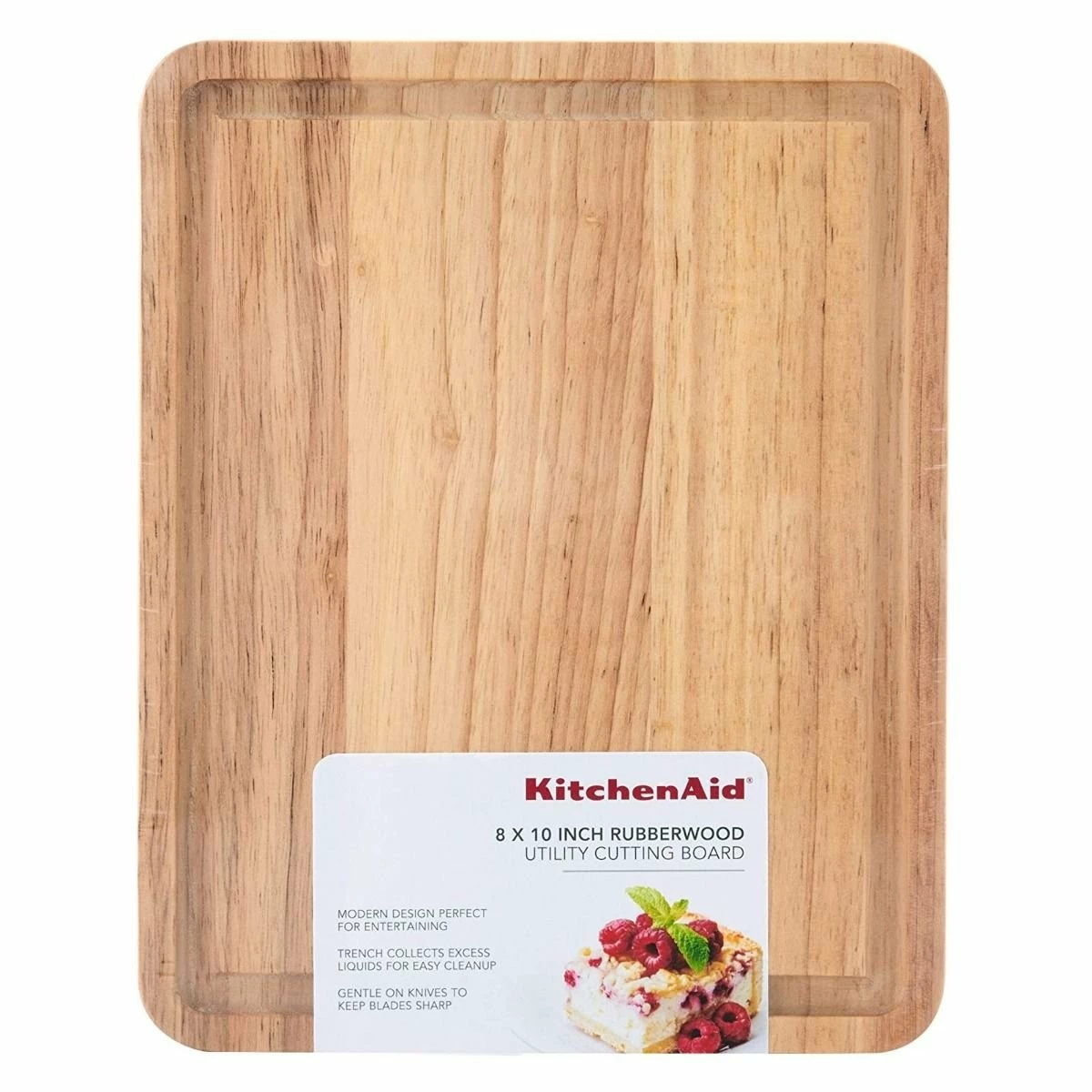 KitchenAid Non-Electrics KitchenAid Classic Wood Cutting Board | 8" X 10" 7 KitchenAid Non-Electrics KitchenAid Classic Wood Cutting Board | 8" X 10" - Image 5