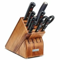 Wusthof Cutlery Wusthof Gourmet 10-Piece Knife Block Set | Acacia