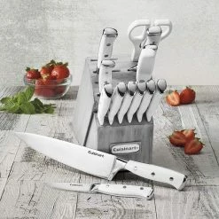 Cuisinart 15-piece Triple Rivet Cutlery Block Set | Grey Block -Knife Sets Shop 91yhjeesqll. ac sl1500