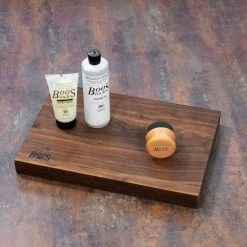 John Boos 17" X 12" Rustic Edge Cutting Board – Walnut -Knife Sets Shop bundles 7 8 21 lifestyles 568 1