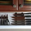 Drop Block Under Cabinet Knife Storage Rack - Large, White -Knife Sets Shop dropblock76