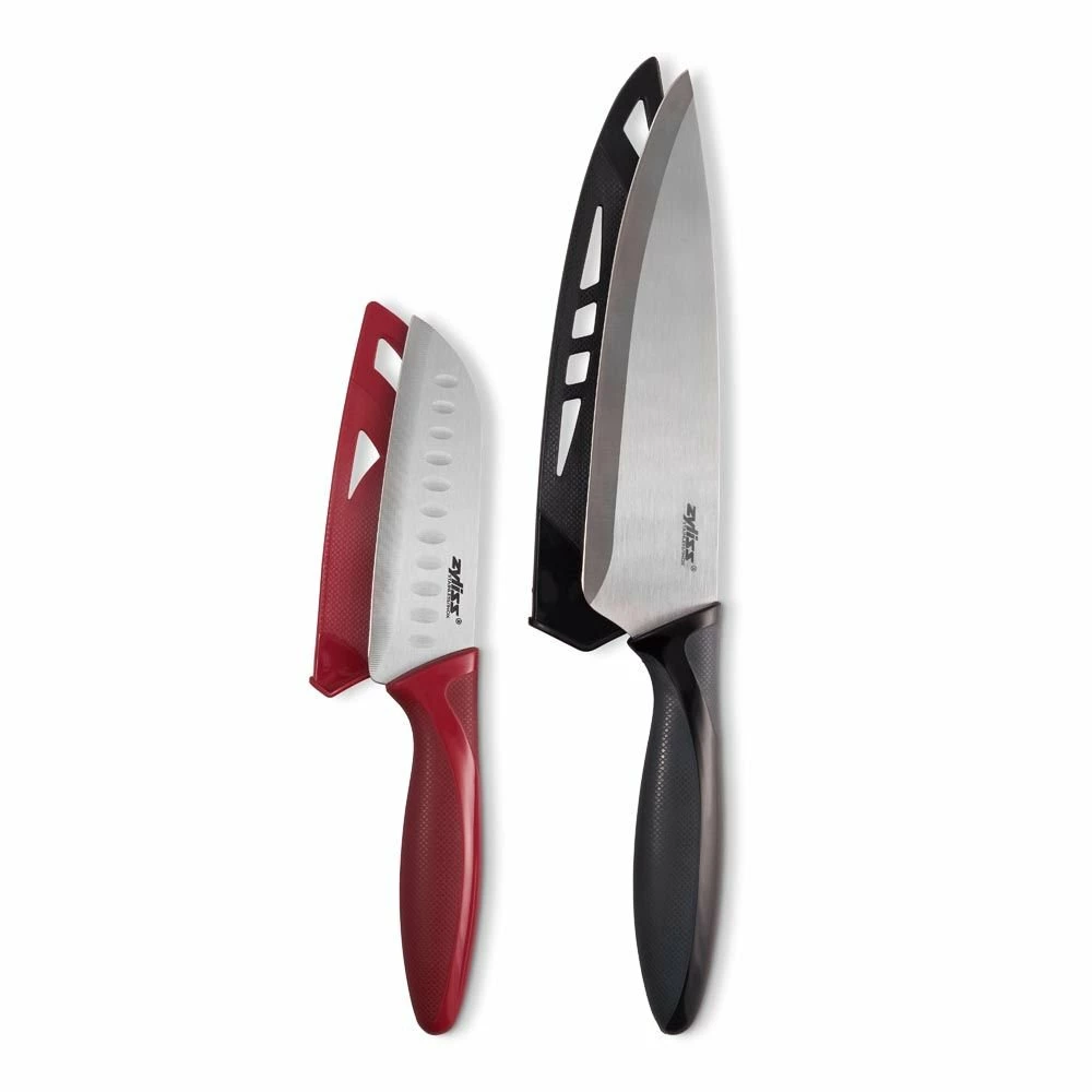 Zyliss Chef & Santoku Knife Set | 2-Piece 3 Zyliss Chef & Santoku Knife Set | 2-Piece