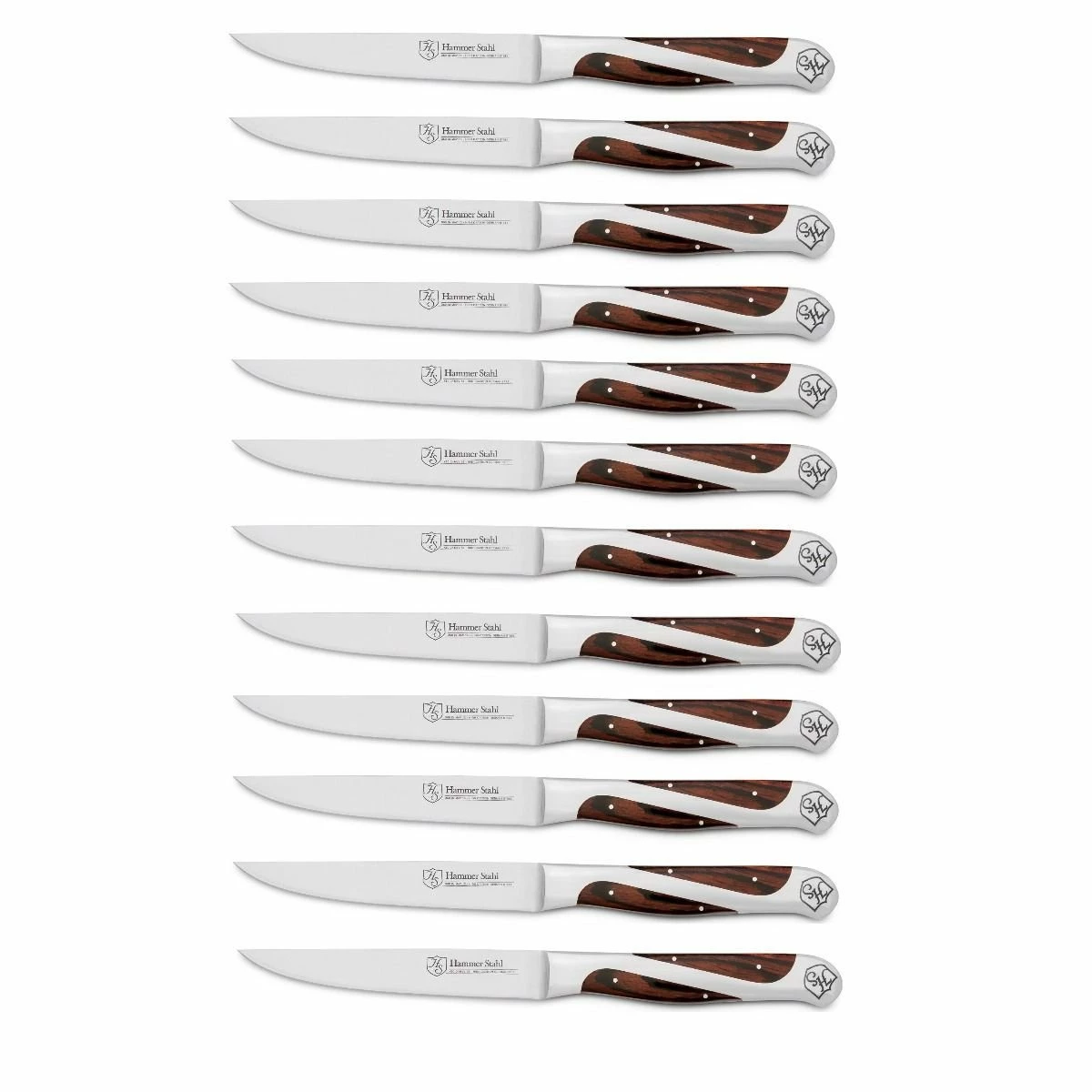 Hammer Stahl Cutlery 12-Piece Steak Knife Set 3 Hammer Stahl Cutlery 12-Piece Steak Knife Set