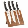 Mercer Cutlery Millennia 5-Piece Magnetic Board Set | Acacia & Black -Knife Sets Shop m21982 1