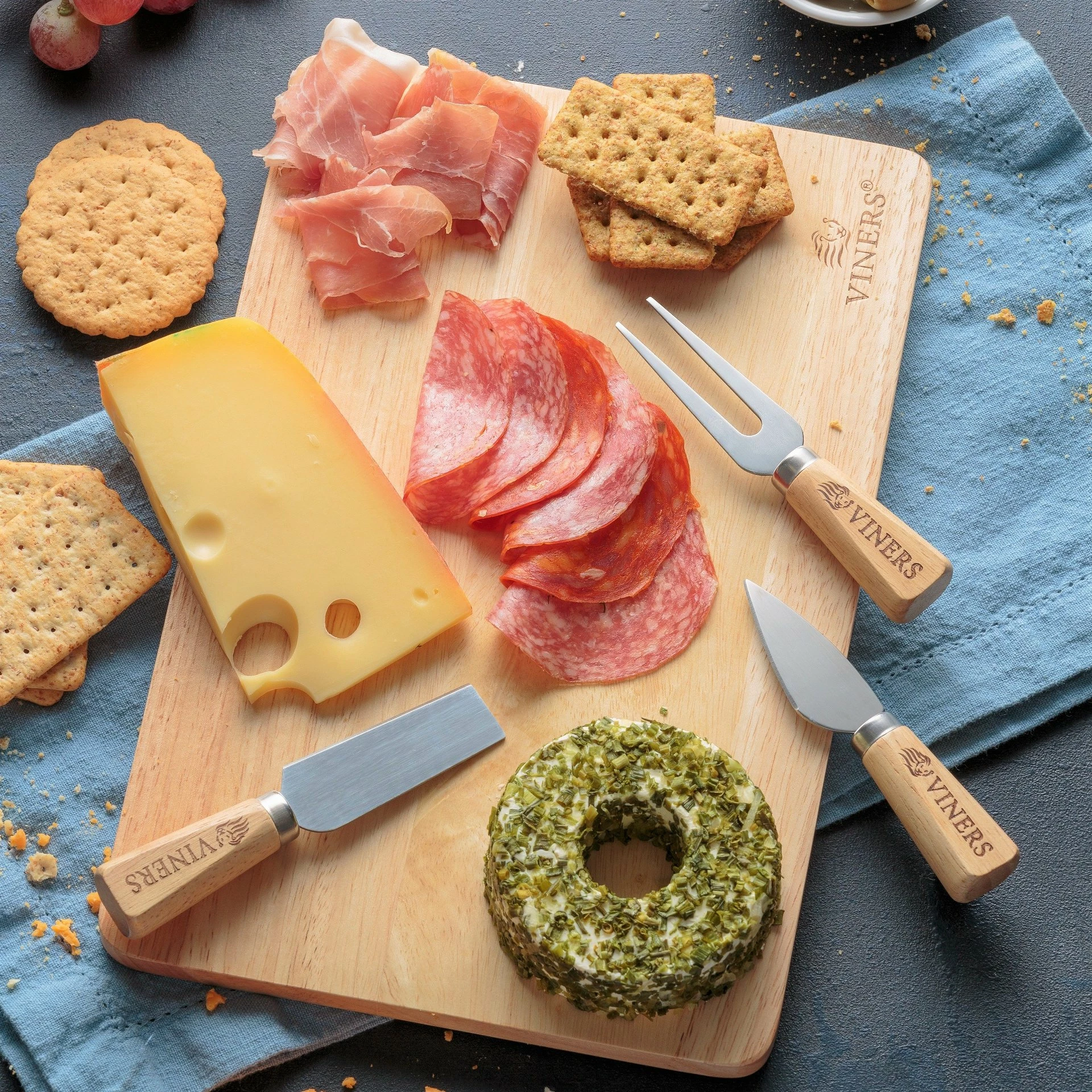Viners Everyday Cheese Board Gift Set 4 Viners Everyday Cheese Board Gift Set - Image 2