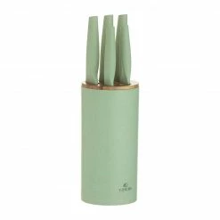 Viners Organic Green Knife Block Set | 6-Piece