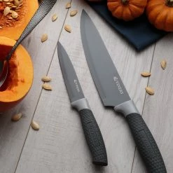 Viners Horizon 6-Piece Knife Block Set |Grey -Knife Sets Shop viners horizon knife block 0305.190 2