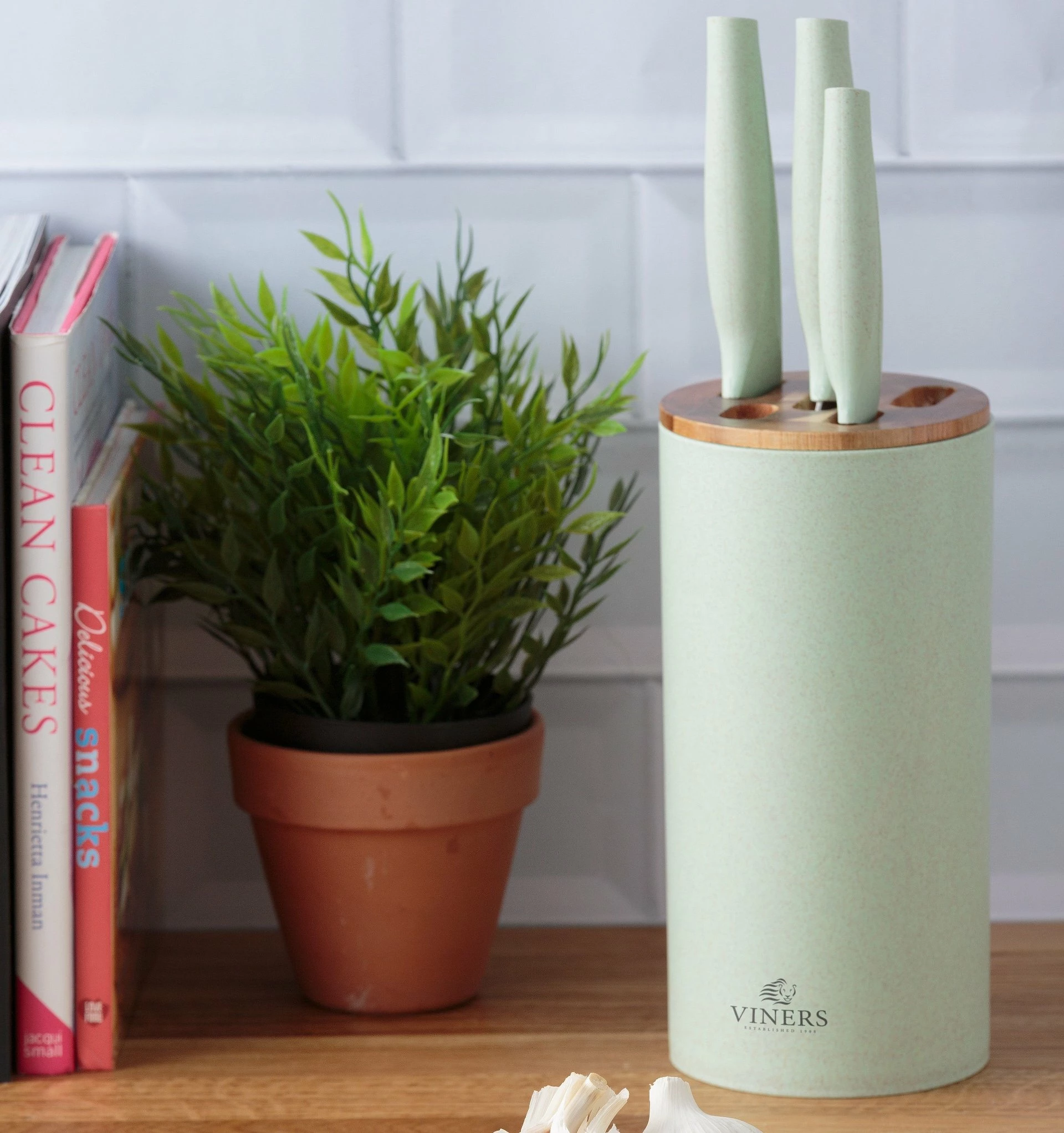 Viners Organic Green Knife Block Set | 6-Piece 5 Viners Organic Green Knife Block Set | 6-Piece - Image 3