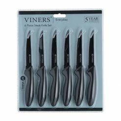 Viners Everyday Steak Knives | Set Of 6 6 Viners Everyday Steak Knives | Set Of 6 -Knife Sets Shop viners steak package