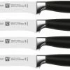 Zwilling J.A. Henckels TWIN Four Star II 4 Steak Knife Set -Knife Sets Shop zwilling 33408 000 four star ii steak knife set compressed