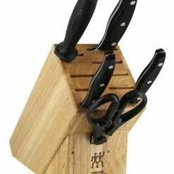 Zwilling J.A. Henckels TWIN Signature Knife Block - 6 PC Set -Knife Sets Shop zwilling twin signature knife block 6pc 30750 300